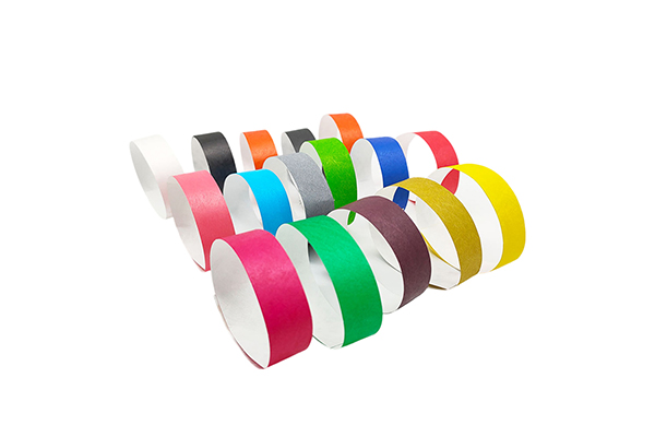 Solid Color Dupont Paper Wristband
