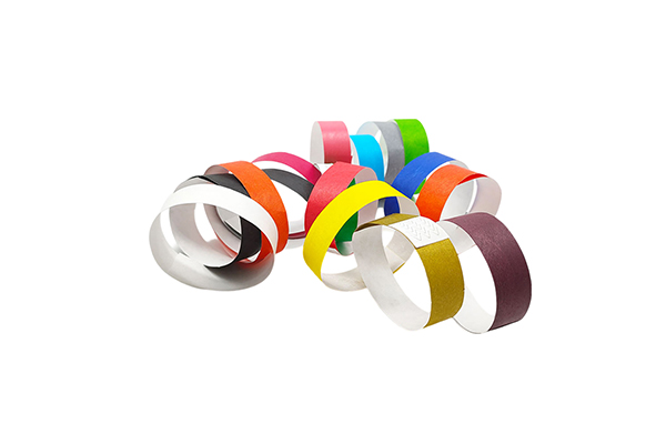 Solid Color Dupont Paper Wristband