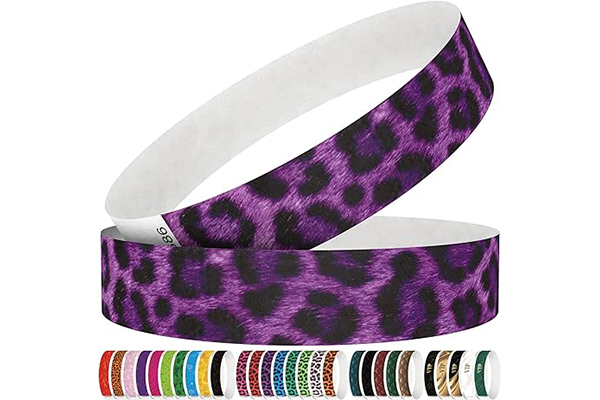 Tyvek Wristband Leopard