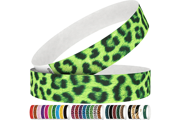 Tyvek Wristband Leopard