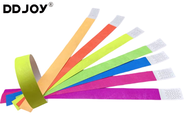 Tyvek Wristband Fluorescent Solid Color