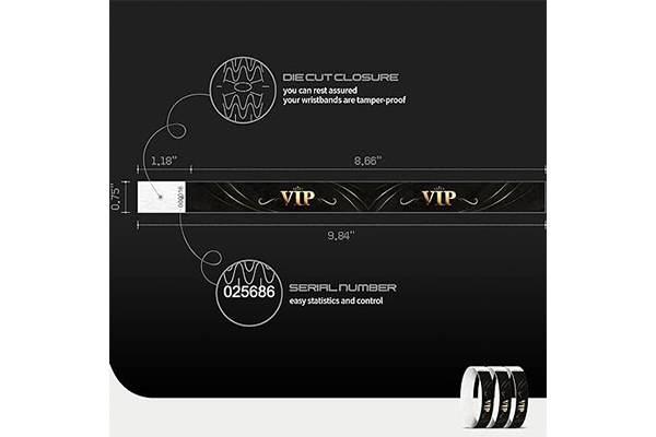 Tyvek Wristband VIP