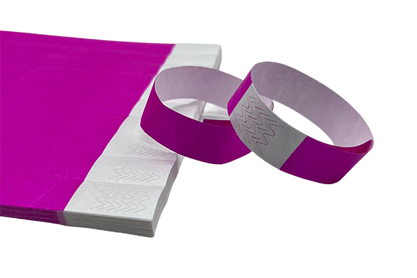 Tyvek Wristband Fluorescent Solid Color