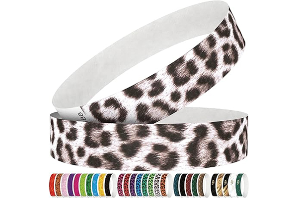 Tyvek Wristband Leopard