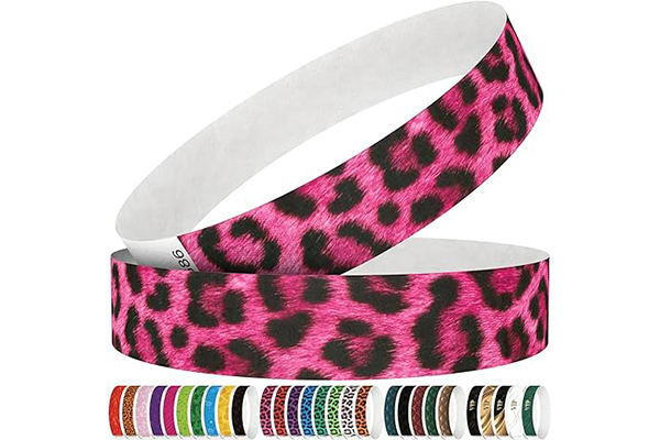 Tyvek Wristband Leopard