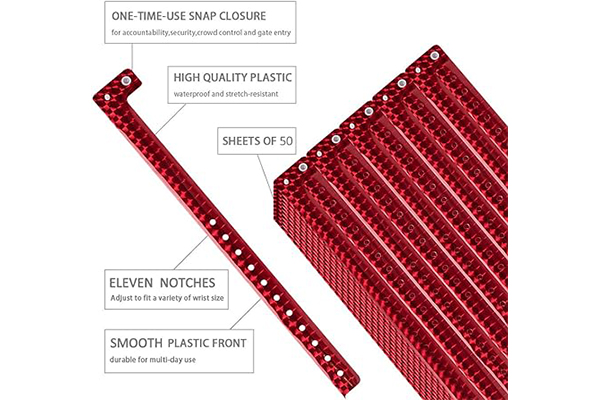 Laser & TPU Wristbands Can Be Customized With RFID