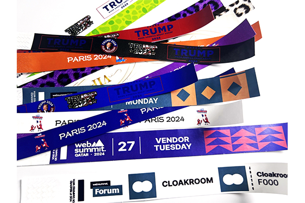 Dupont Paper Wristband Can Be Customized With RFID